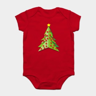 The Christmas tree Baby Bodysuit